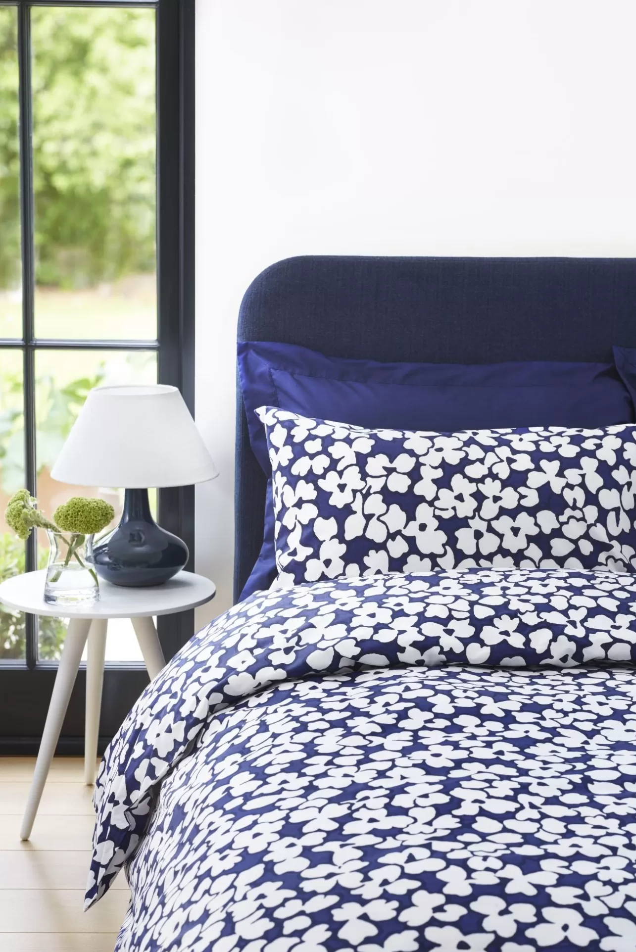 Hot 200 Thread Count Cotton Abstract Floral Pillowcase Pair Women Homeware