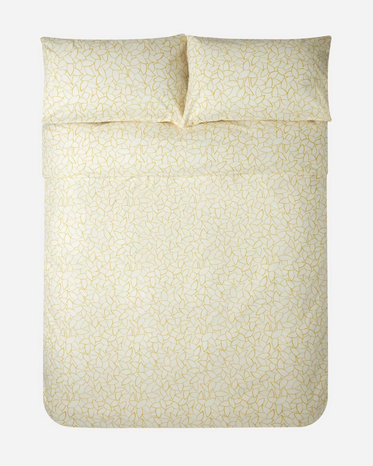 Outlet 200 Thread Count Cotton Mini Leaves Pillowcase Pair Women Bedding