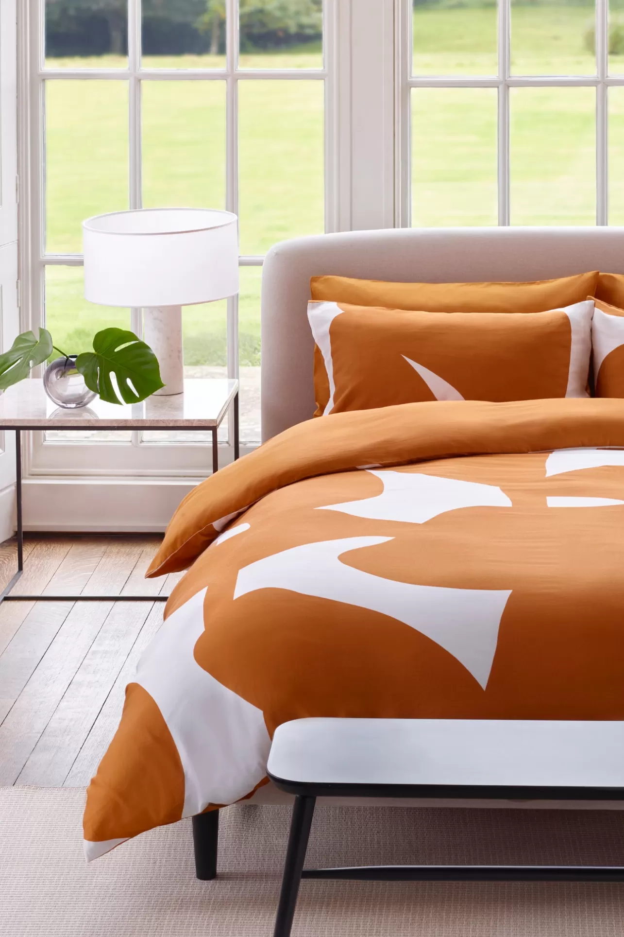Sale 300 Thread Count Floral Leaf Print Duvet Set Women Bedding
