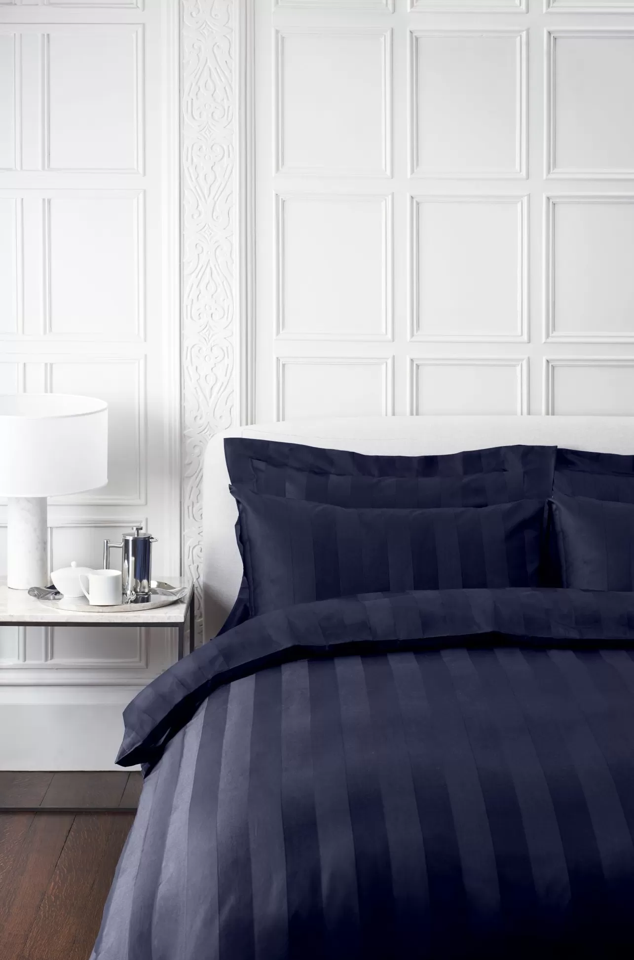 Outlet 500 Thread Count Satin Stripe Pillow Case Women Homeware