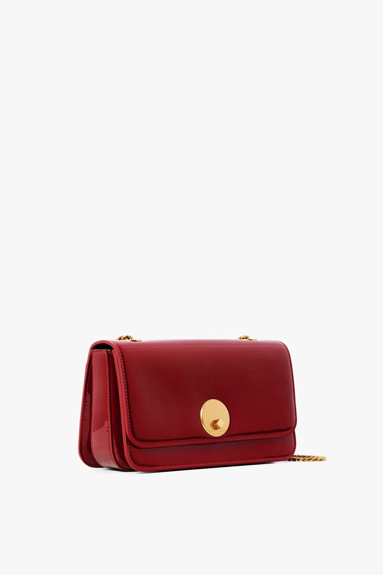 Store Celia Leather Patent Chain Strap Evening Bag Women Handbags